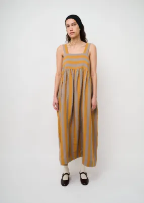 Elba Dress, Bronze/Jeans