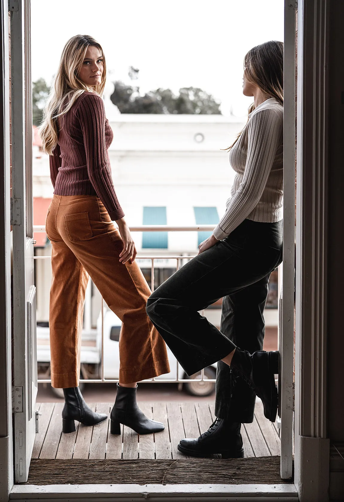 Elise Top in Chestnut