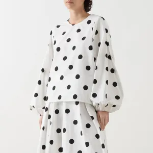 Essentiel Antwerp Flax Poka Dots Top