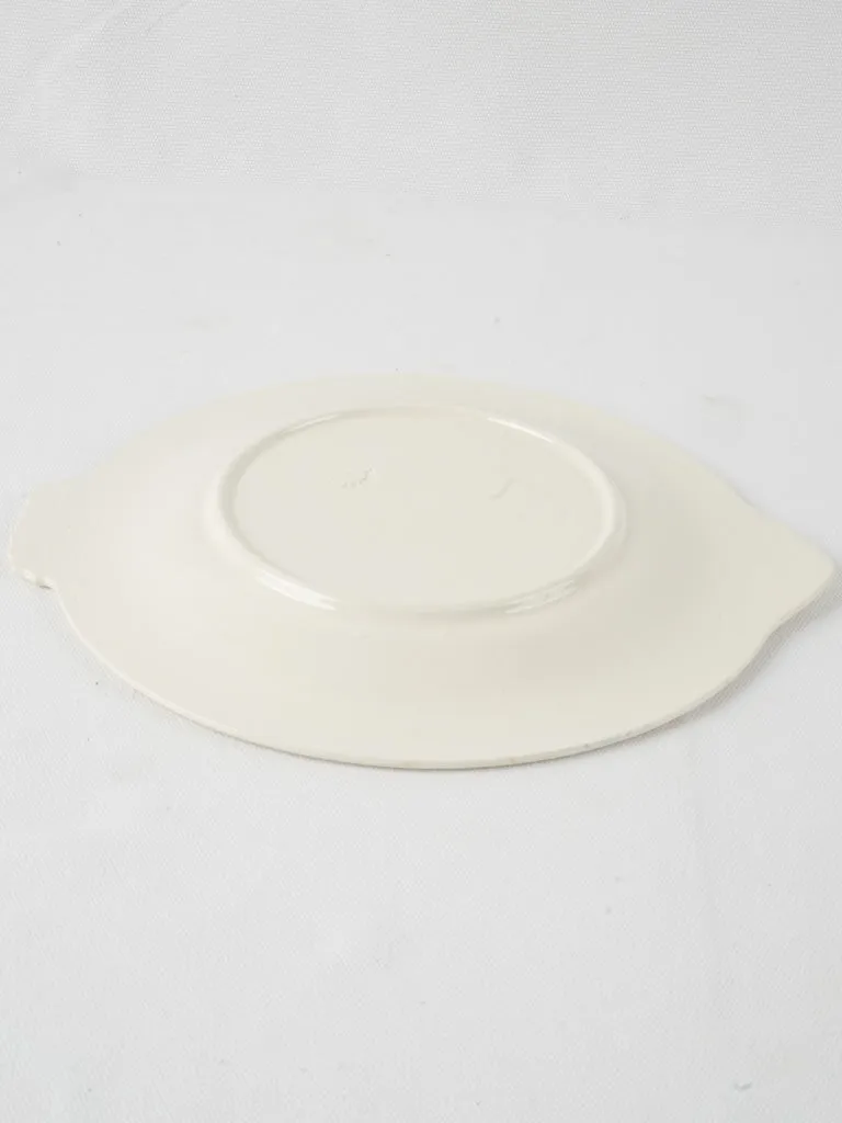 Fish-shaped plates, platter, and ramekin service set