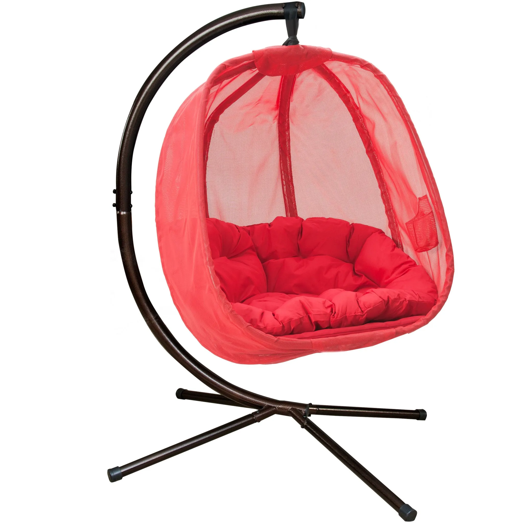 Flower House Hanging Egg Chair with Cushion