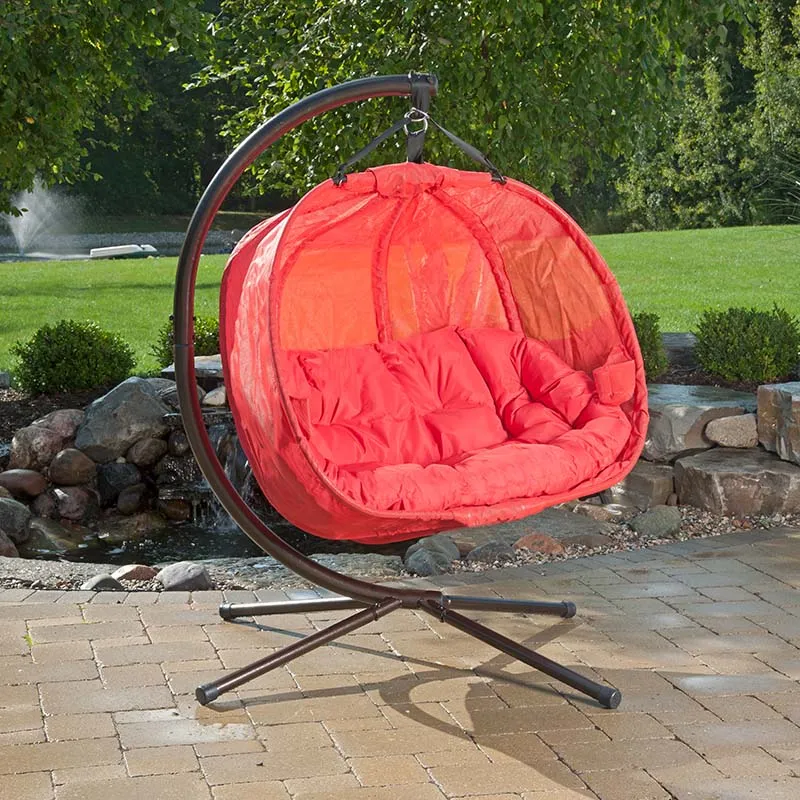 Flower House Pumpkin Love Seat Chair with Cushion