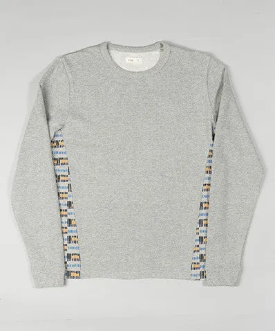 Folk Printed Panel Sweater