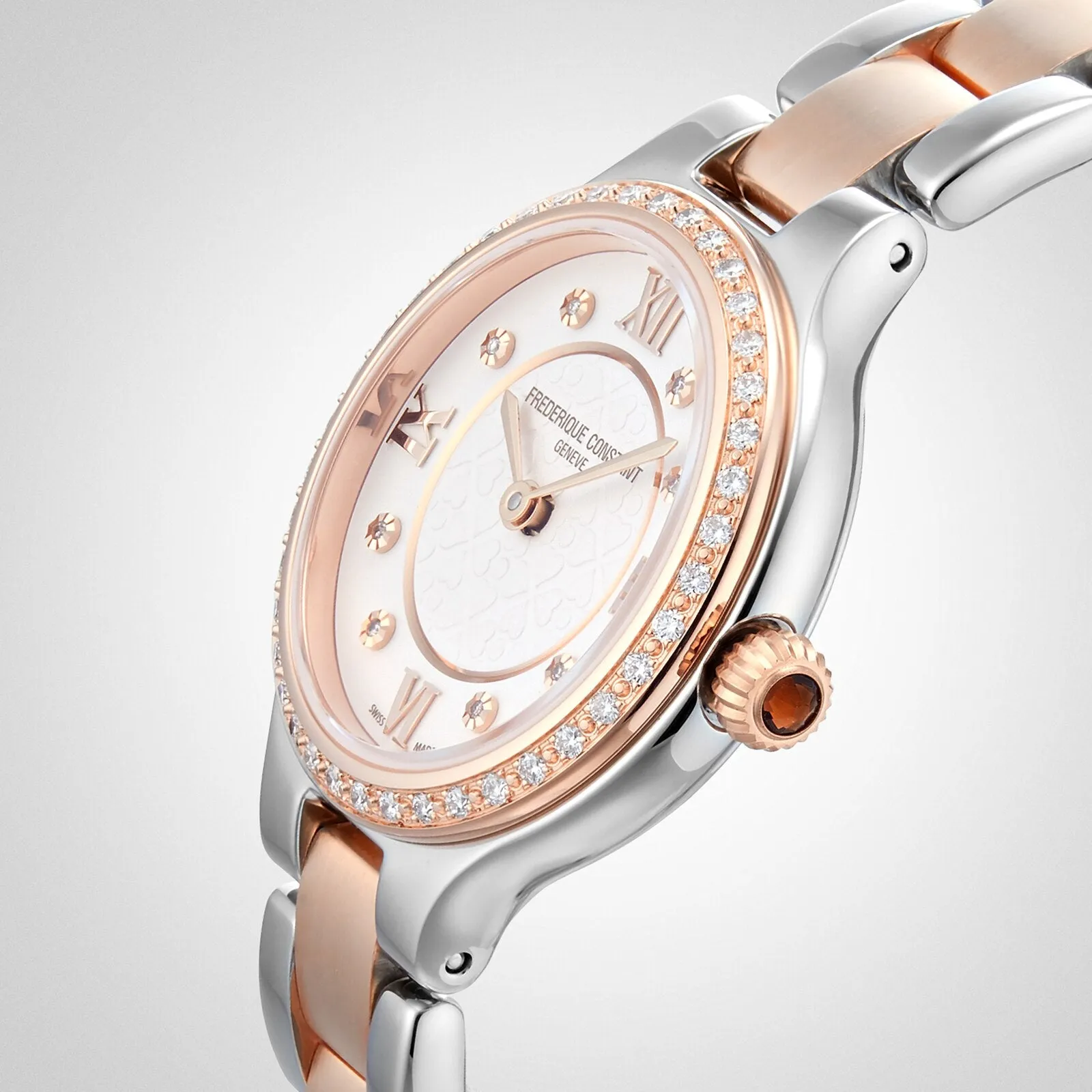 Frederique Constant Ladies Watch Classic Delight Two-Tone Rose Gold FC-200WHD1ERD32B