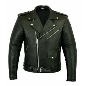 Funki Buys | Jackets | Men's Slim Fit Faux Leather Biker Jacket