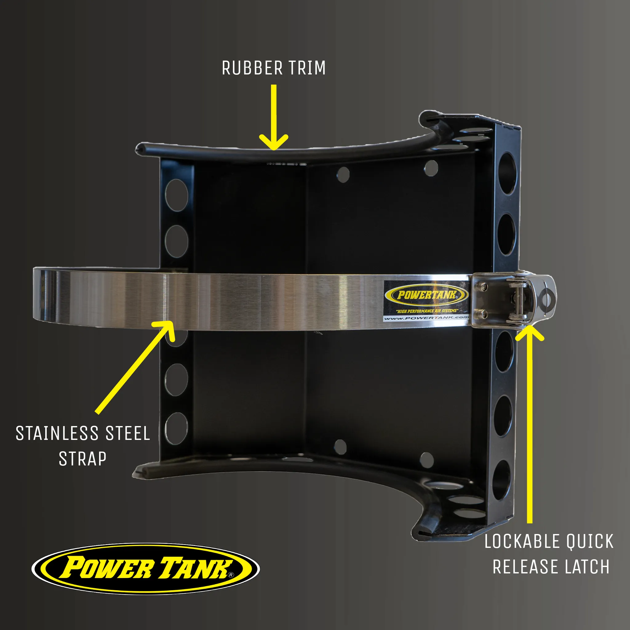 Gannett MARINE Bracket for 10 lb. Aluminum Propane Tank