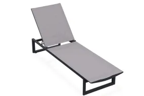 Gibara Chaise Lounge - Charcoal