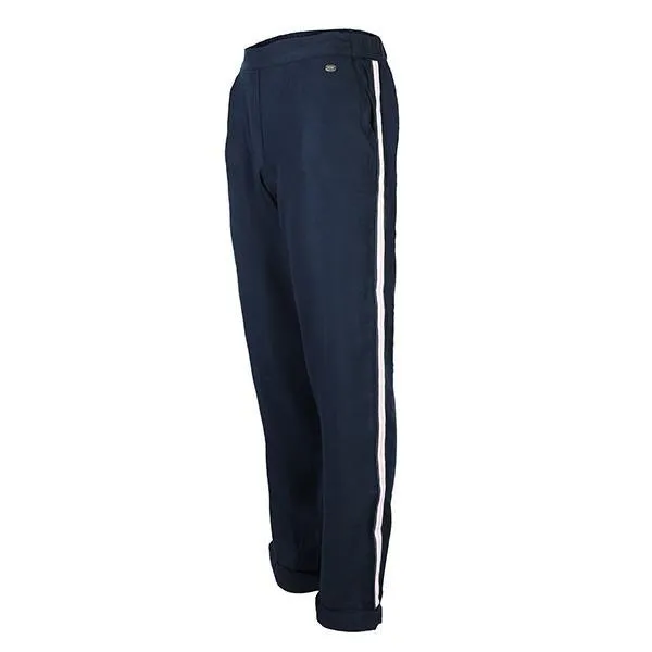 GIRLS JOGGERS WITH SIDE STRIPES -  NAVY BLUE