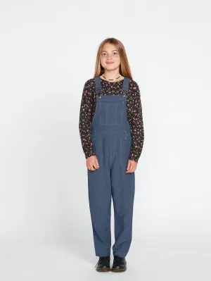 Girls Sunday Strut Overalls - Flight Blue