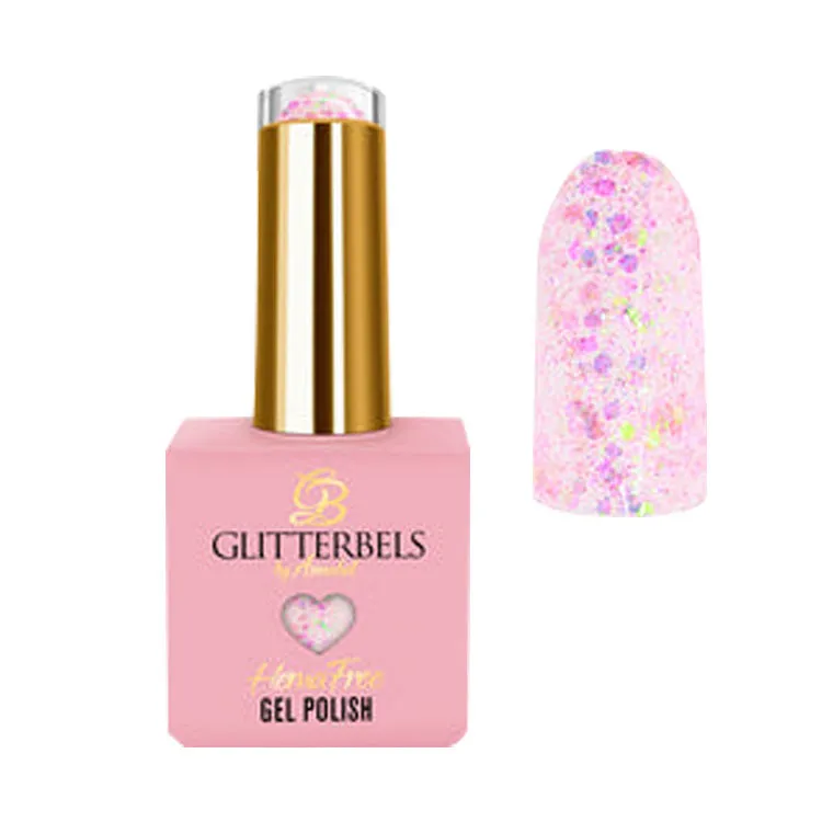 Glitterbels Hema Free Gel Polish Passion For Fashion 0.27 FL Oz.