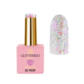 Glitterbels Hema Free Gel Polish Pink Lemonade 0.27 Fl Oz