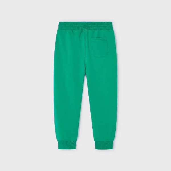 GREEN CUFFED JOGGERS FOR BOYS