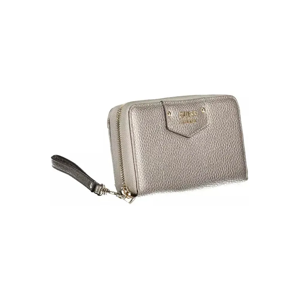 Guess Jeans Silver Polyethylene Women Wallet