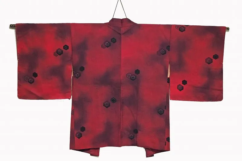 ha0063 haori - haorijJacket -   Japanese vintage jacket silk