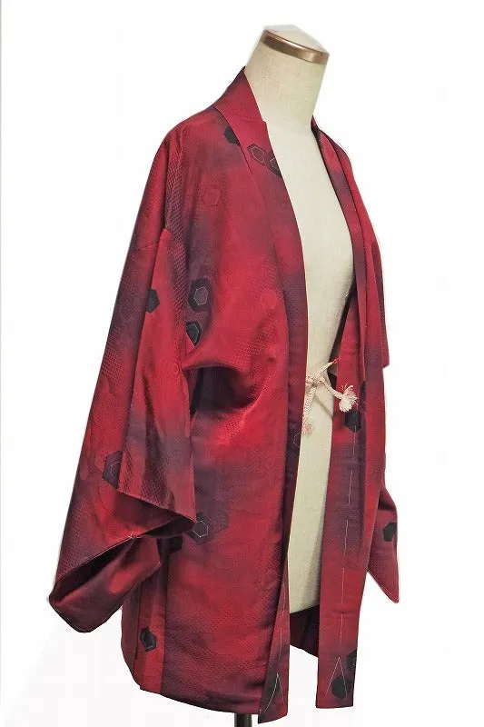 ha0063 haori - haorijJacket -   Japanese vintage jacket silk