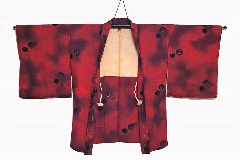 ha0063 haori - haorijJacket -   Japanese vintage jacket silk