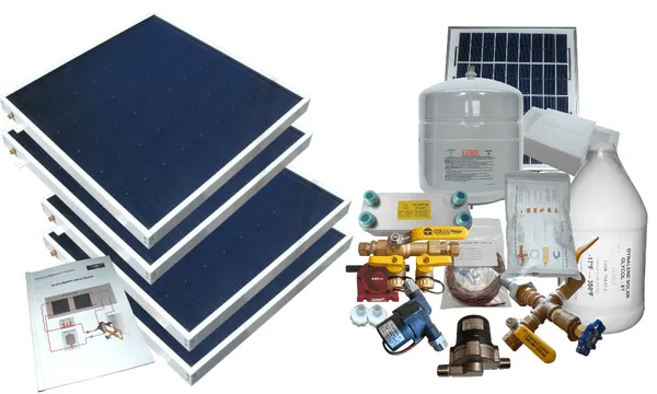 Heliatos Beach Freeze Protected Solar Water Heater Kit