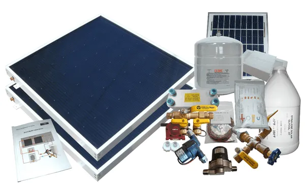 Heliatos Beach Freeze Protected Solar Water Heater Kit