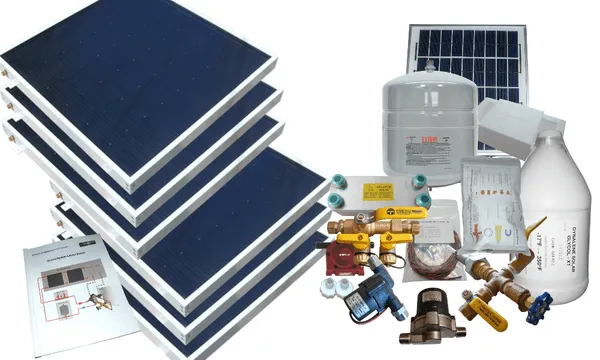 Heliatos Beach Freeze Protected Solar Water Heater Kit