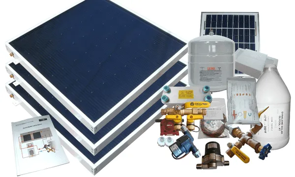 Heliatos Beach Freeze Protected Solar Water Heater Kit