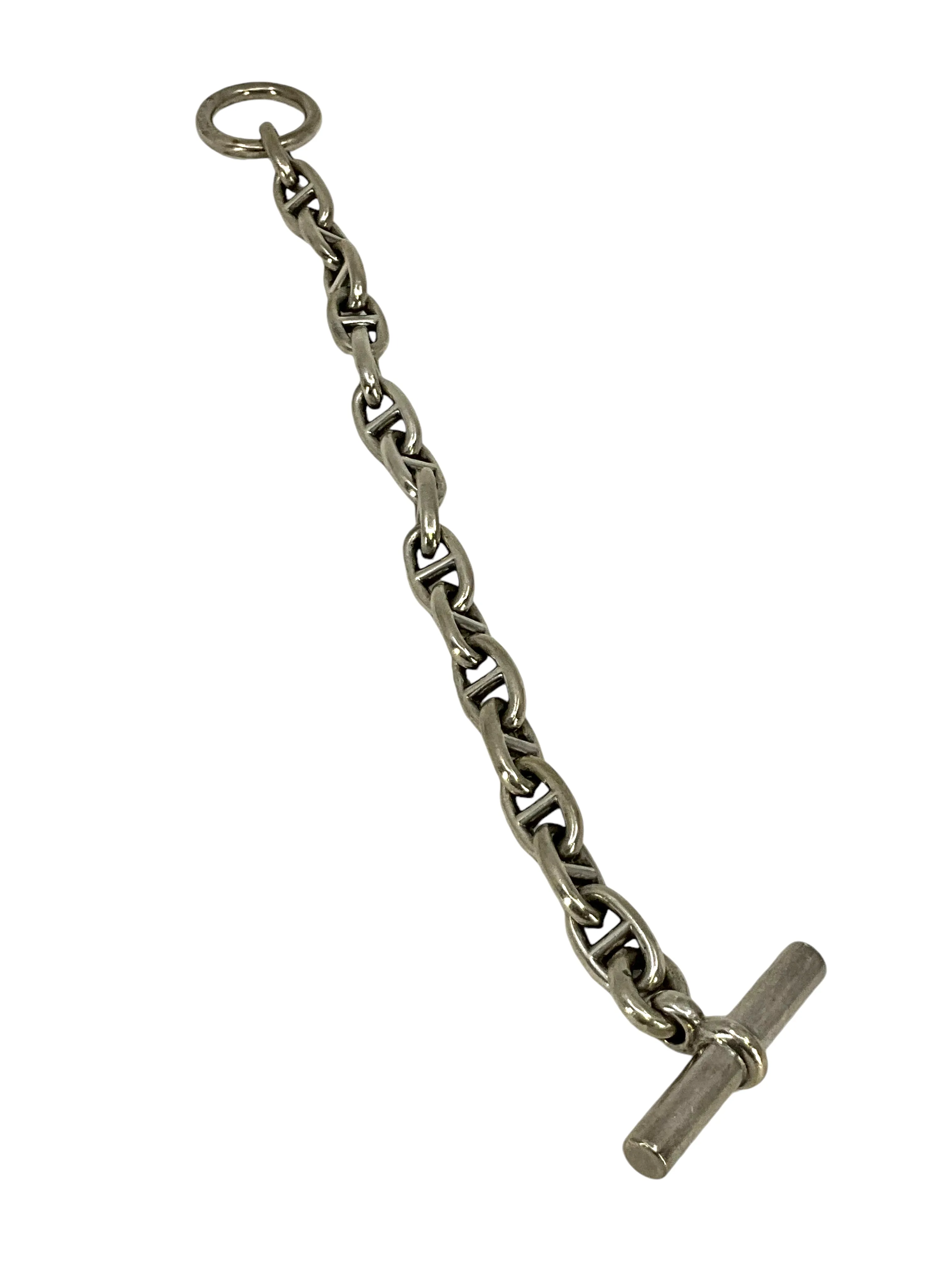 Hermes Silver Chaine D'Ancre Link Bracelet