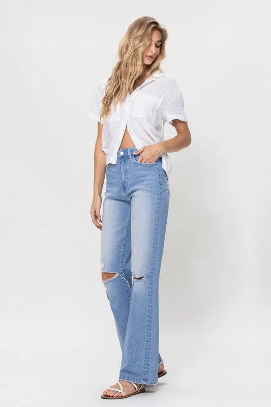 High Rise Vintage Flare Jeans