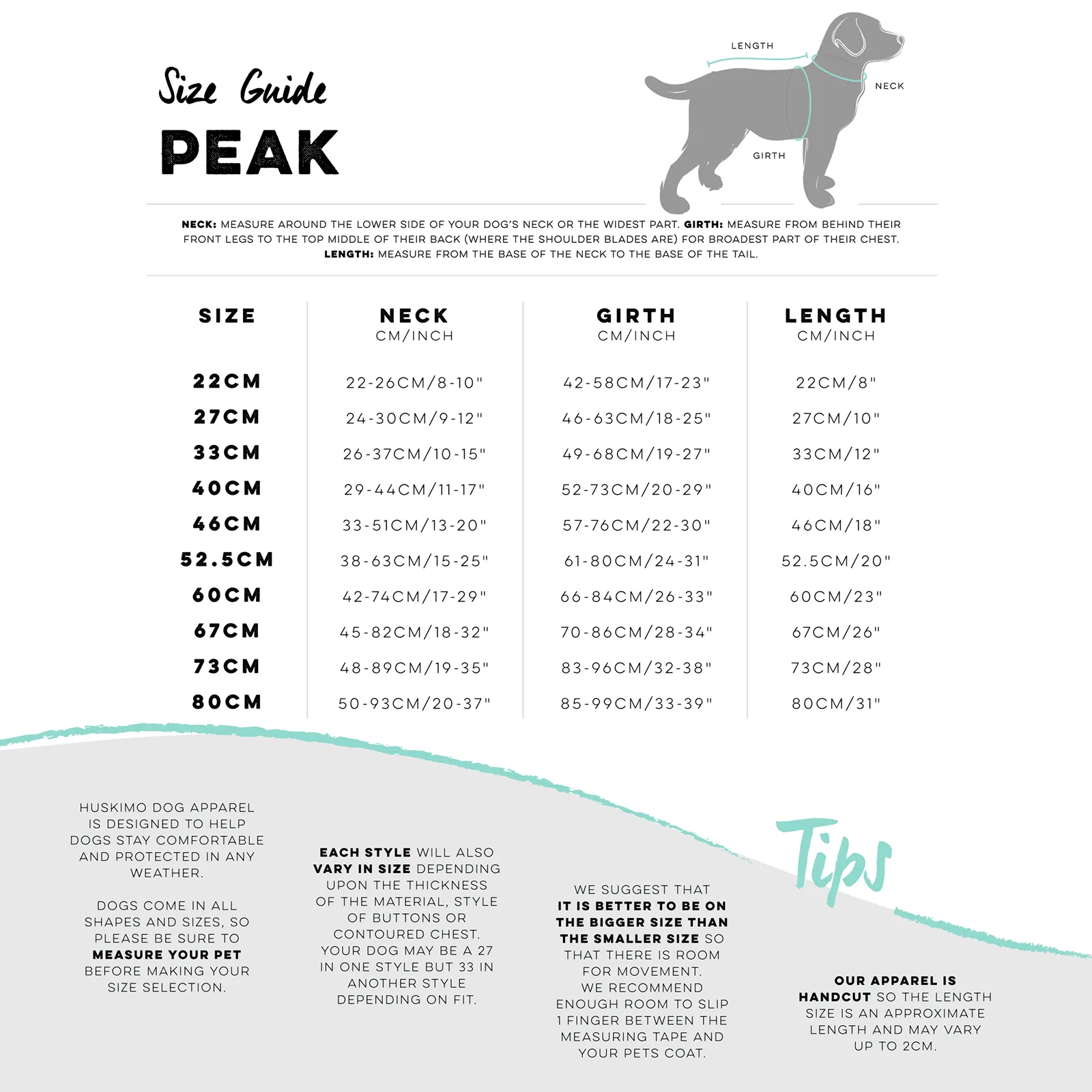 Huskimo Dog Coat Peak Raincoat