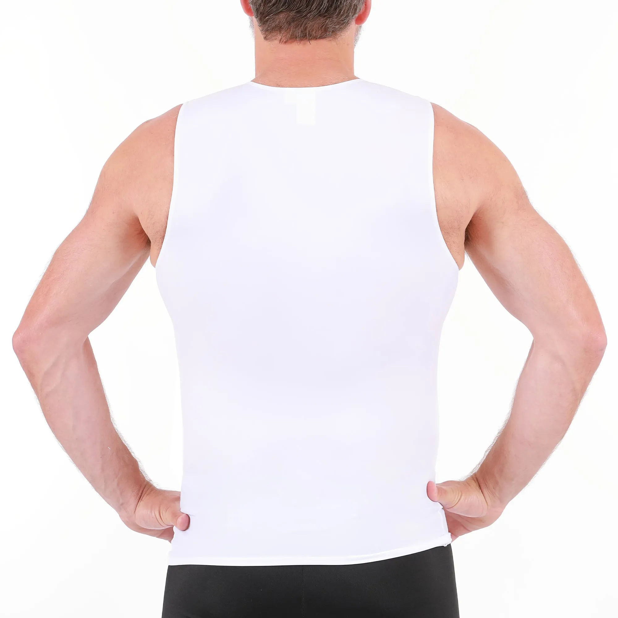 Insta Slim Big & Tall Compression V-Neck Tank VS00N1BT