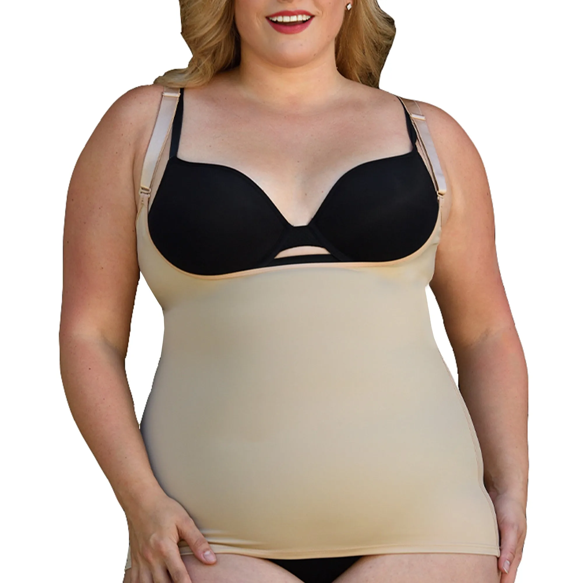 InstantFigure Underbust Plus Size Tank Top WTBS004C