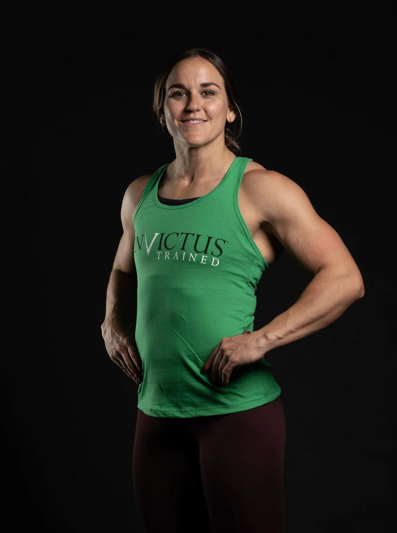 Invictus Trained Tank- Women's - Green/Black