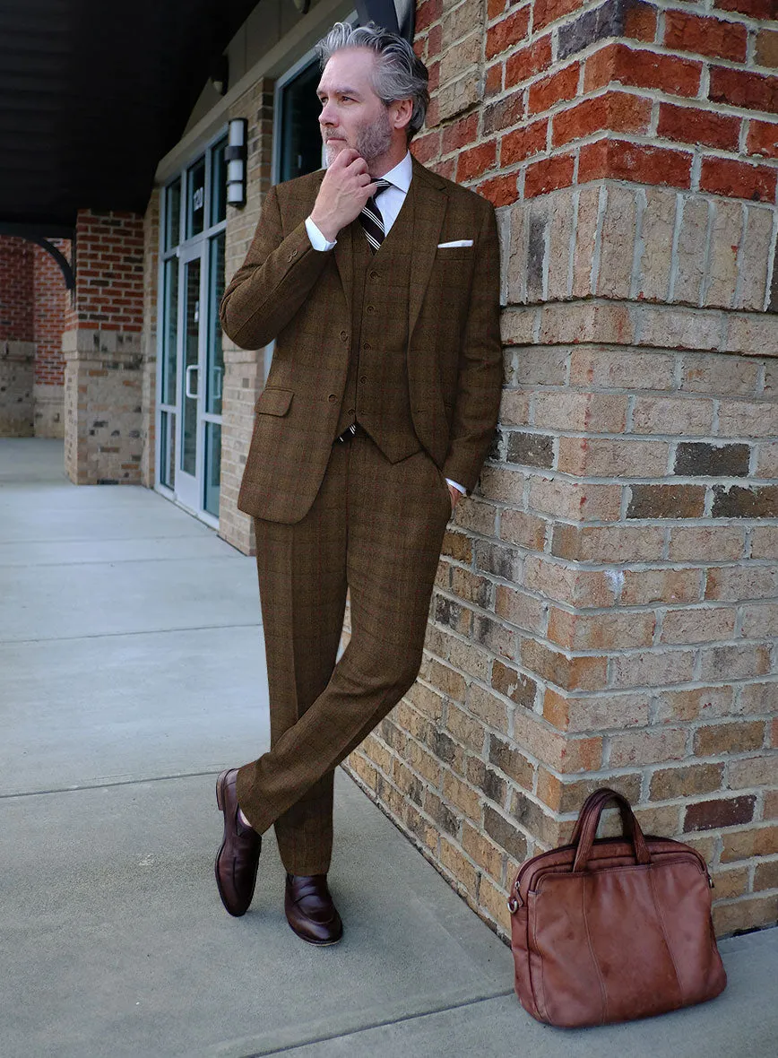 Italian Fiani Checks Tweed Suit