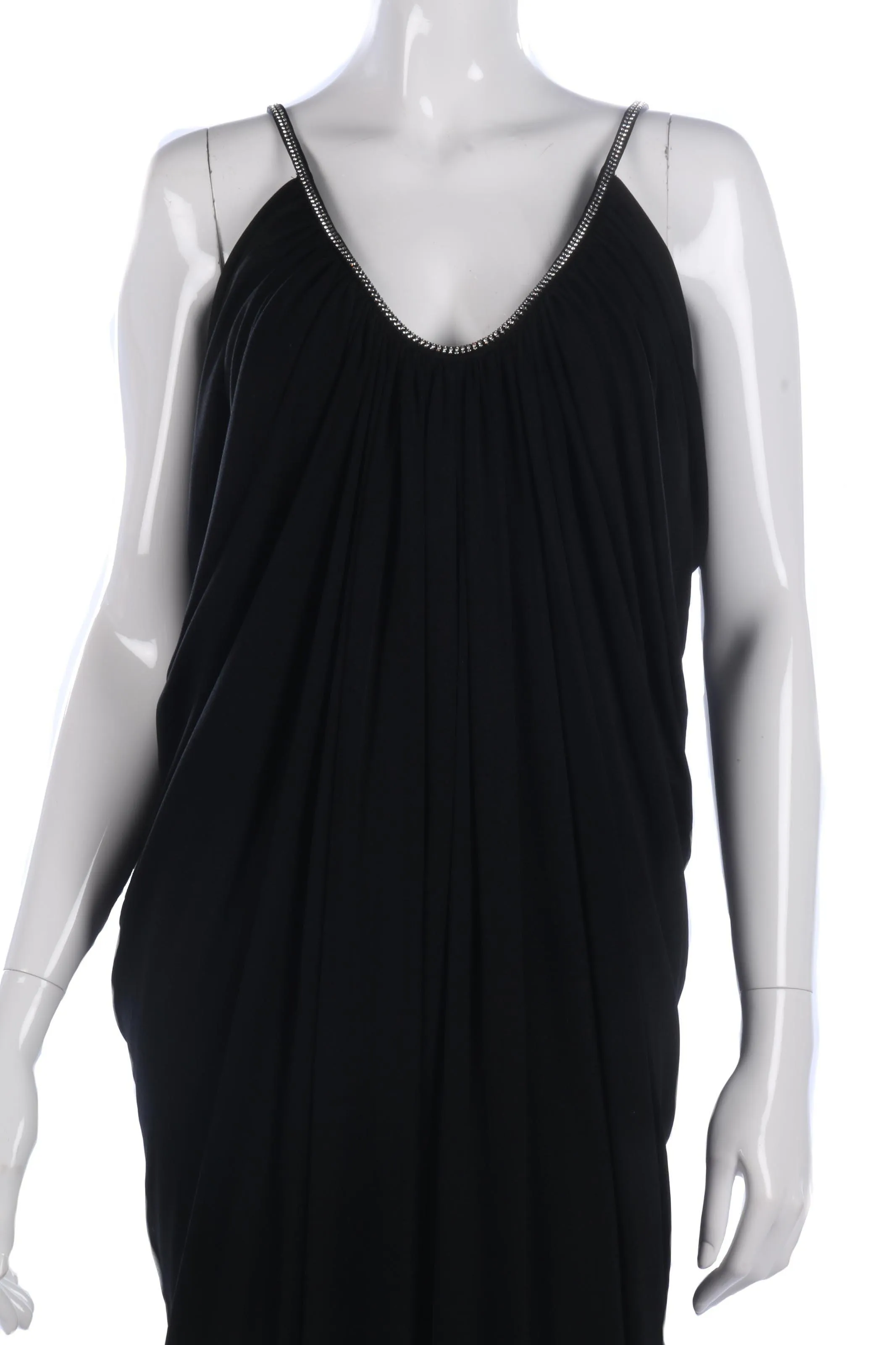 John marks by Anne Tyrrell black dress with diamantles size 12