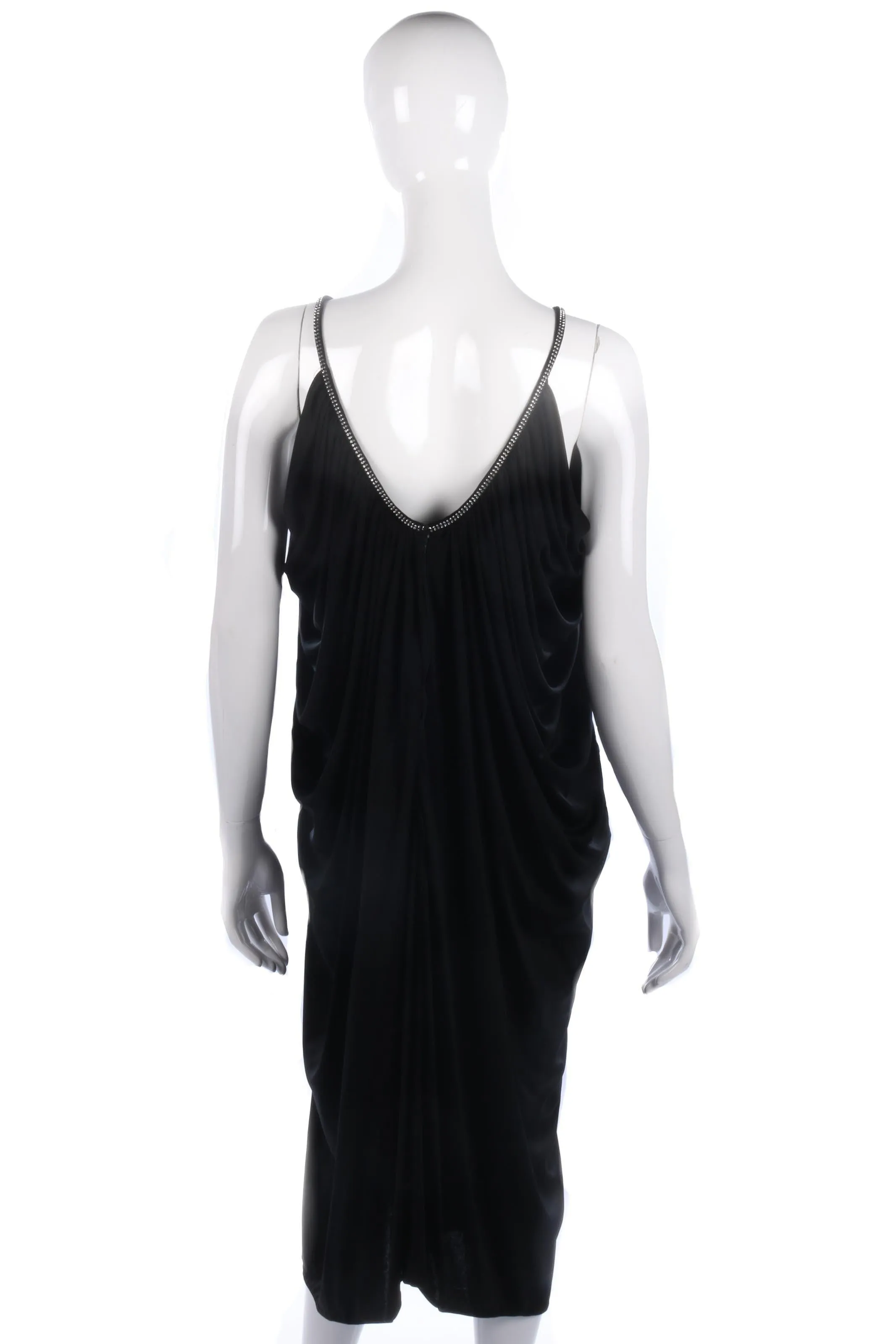 John marks by Anne Tyrrell black dress with diamantles size 12