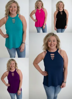 Keyhole Tank Solid Color Collection