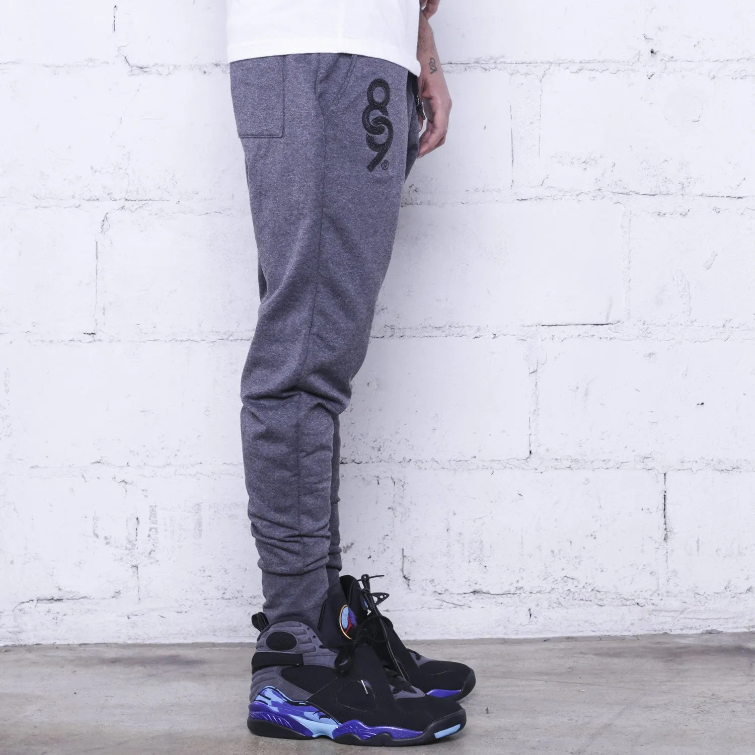 Keys Premium Terry Joggers Charcoal