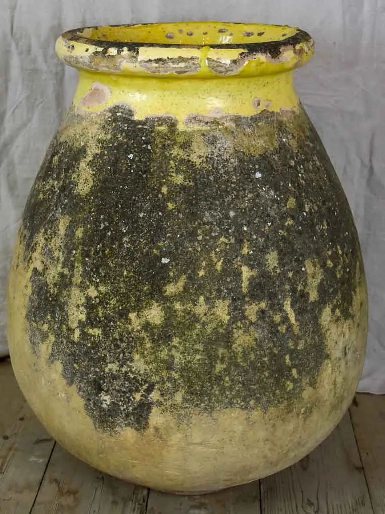 Large 19th Century Biot jar - French olive jar 28¾"