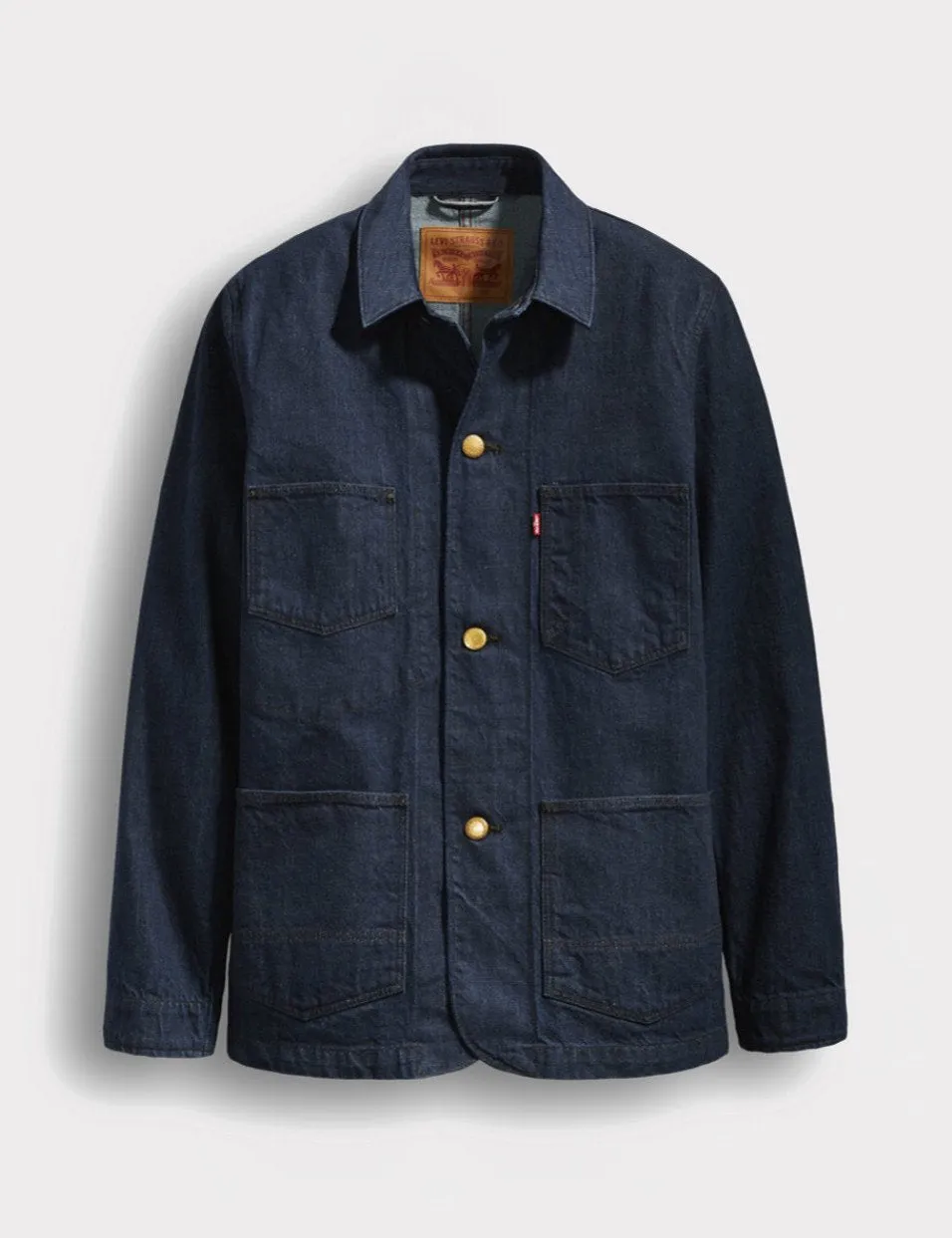 Levis Utility Selvedge Denim Coat - Carl Blue