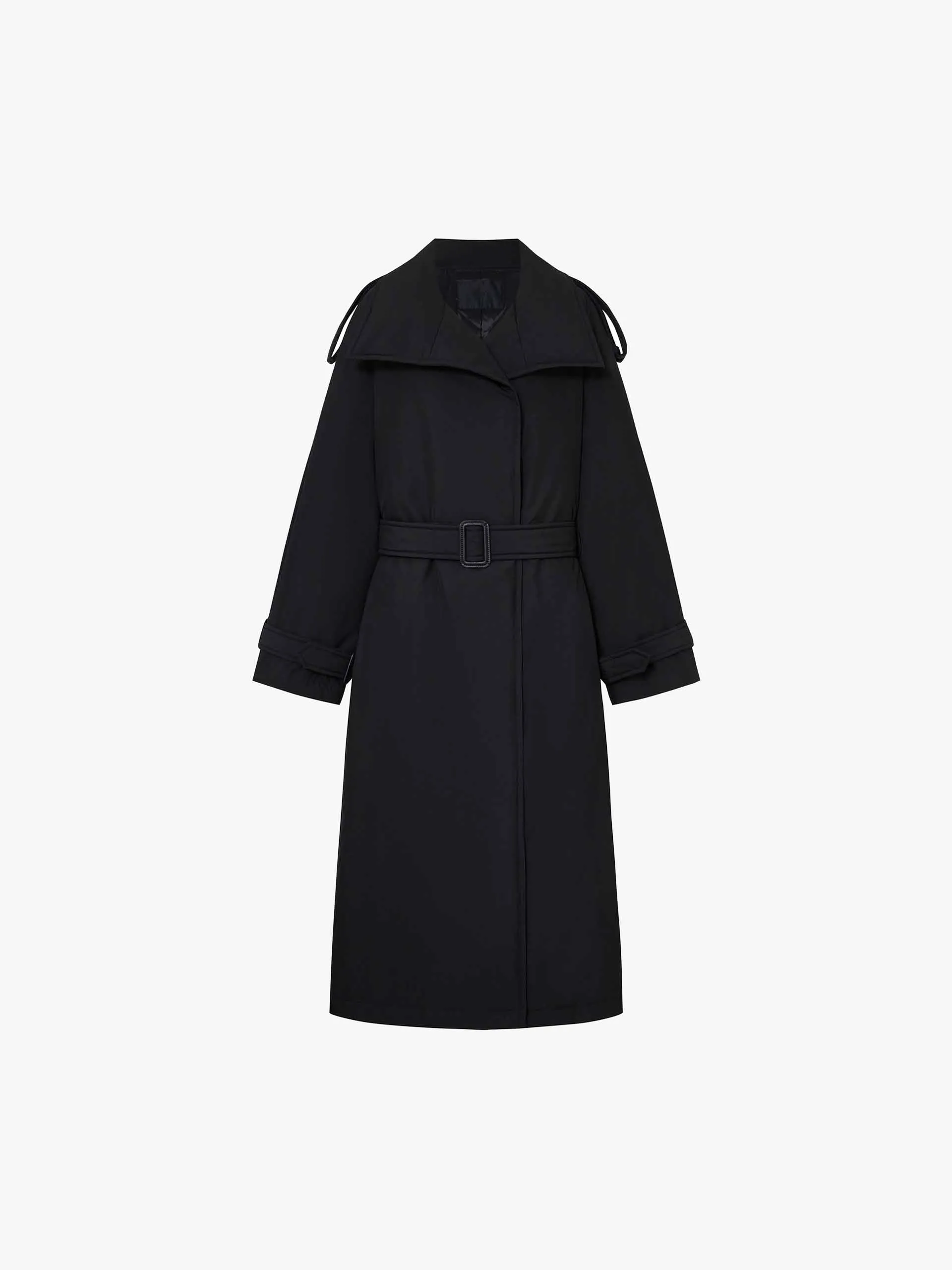 Longline Down Trench Coat