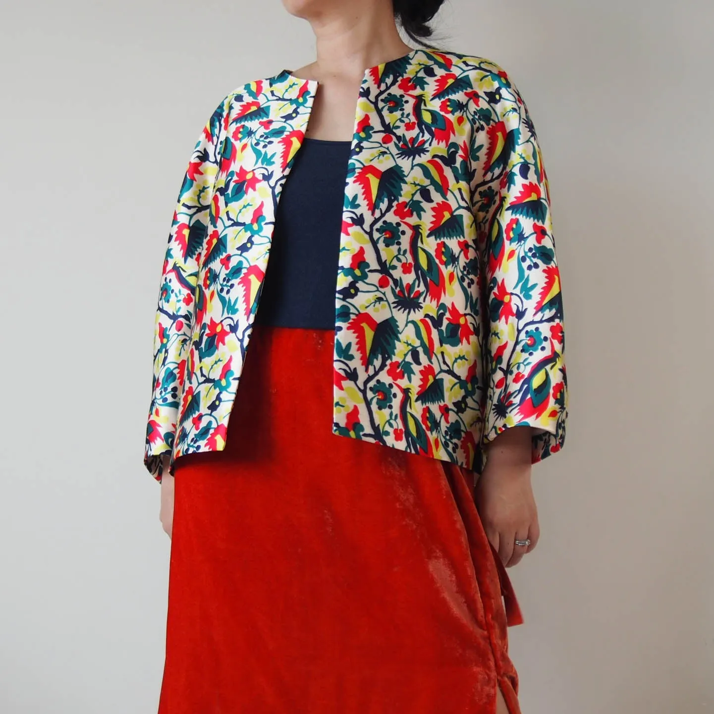 <J07F> CRAZY print Jacket