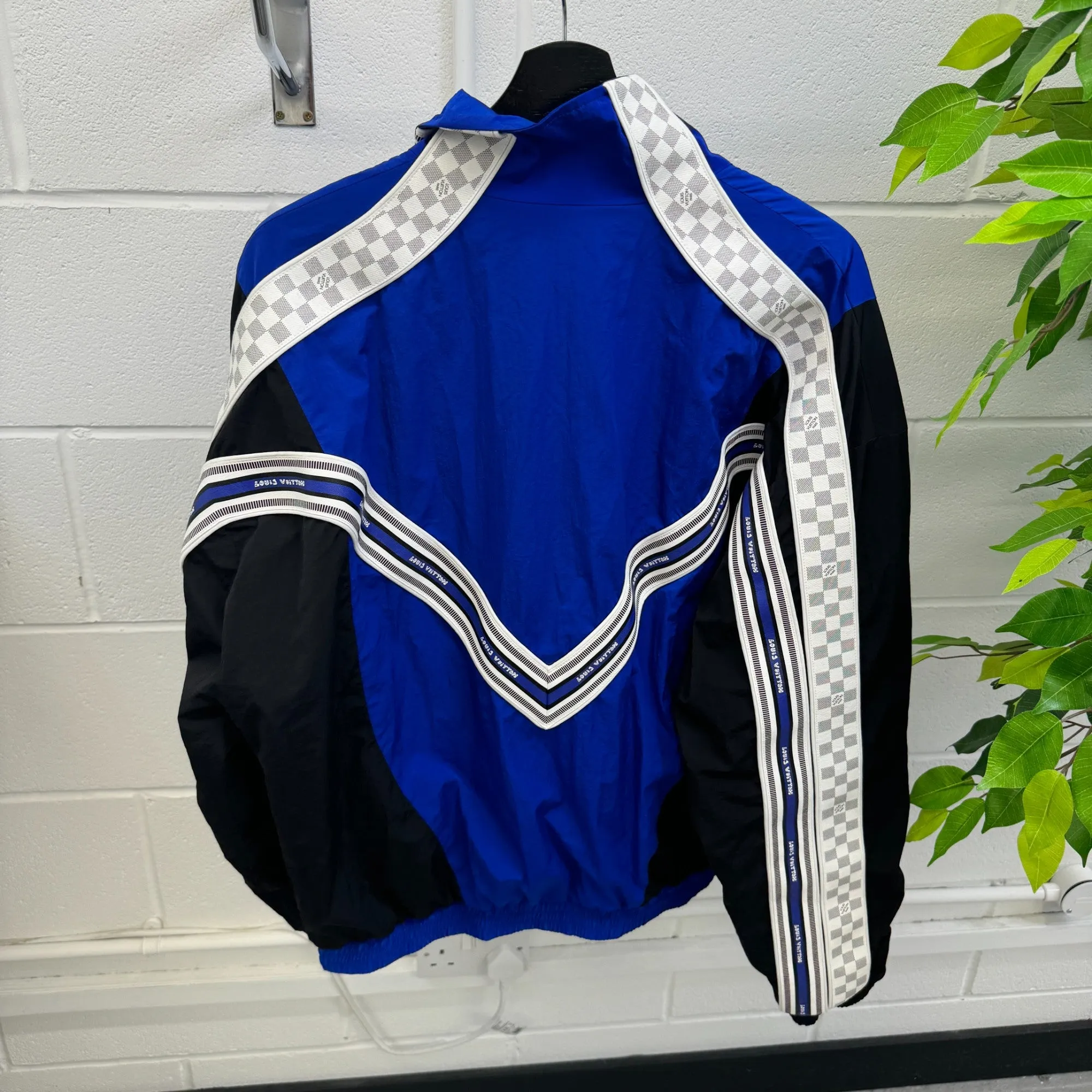 Men's Technical Track Jacket Blue Size XL