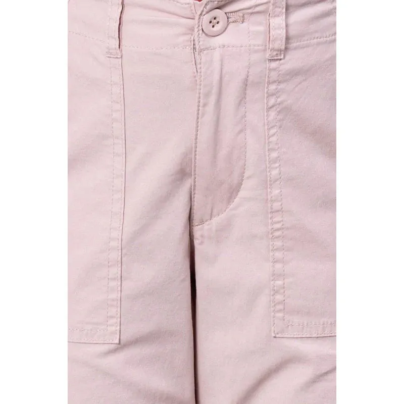 Mode By RedTape Light Pink Joggers for Girls| Best in Comfort| Cotton| Regular Fit| Front Side Pockets