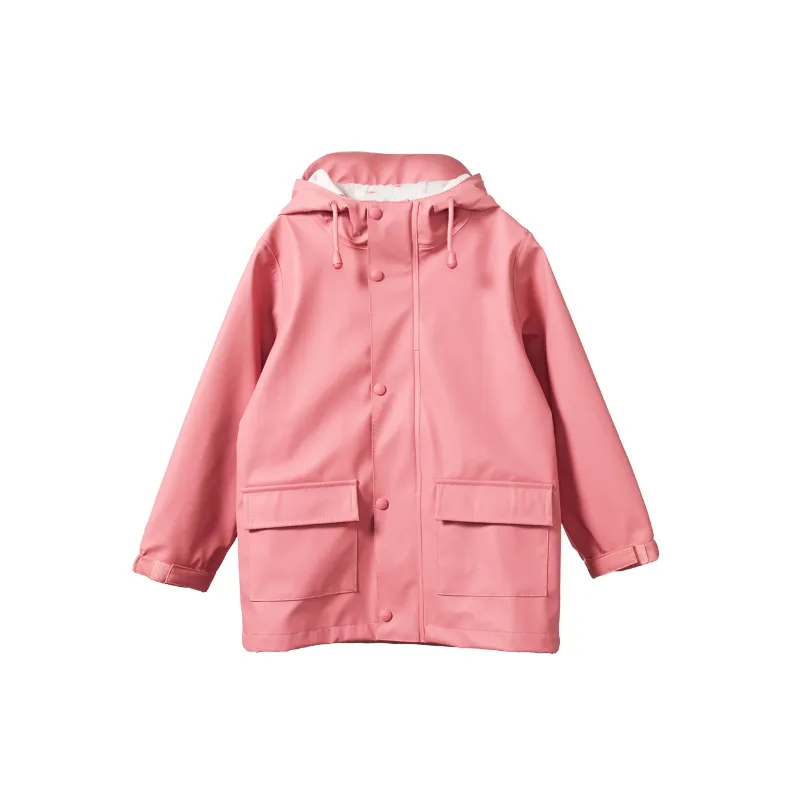 Nature Baby Raincoat - Raspberry