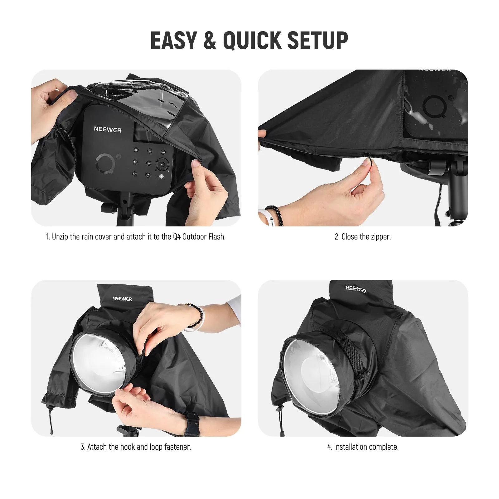 NEEWER CQP1 Rain Cover for Q4 Outdoor Strobe Flash