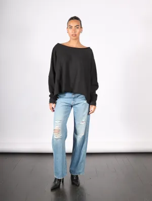 Off Shoulder Top in Black by Planet