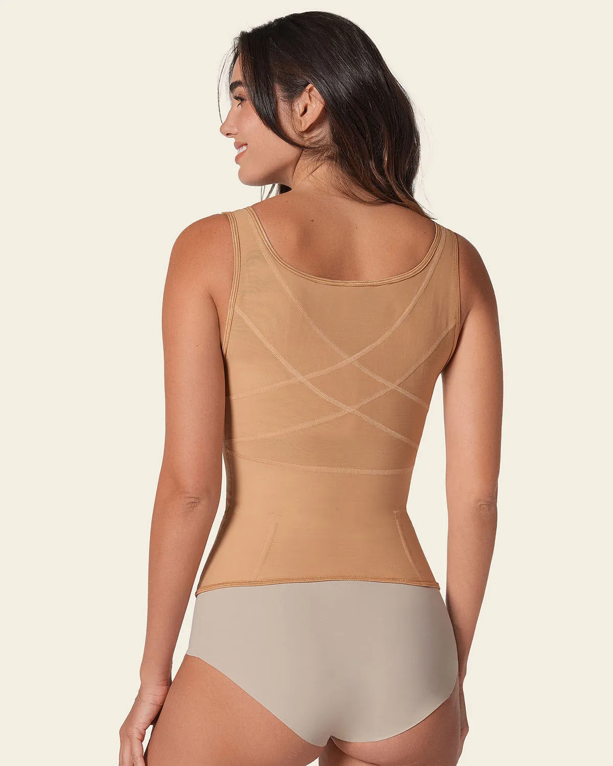 Open Bust Sculpting Back Support Tank