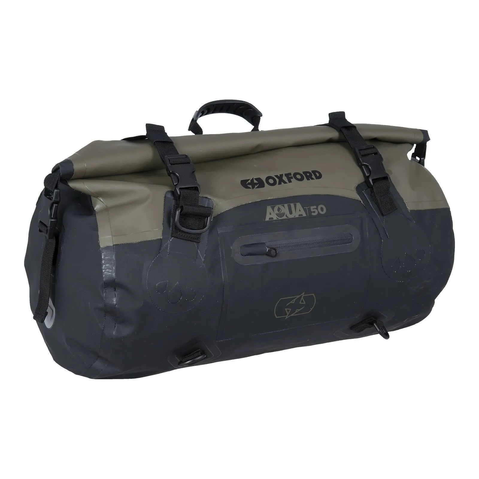 Oxford Roll Bag Aqua T50 - Black / Khaki