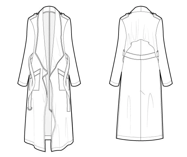 PDF Pattern - Ulysses Trench Coat | Victory Patterns