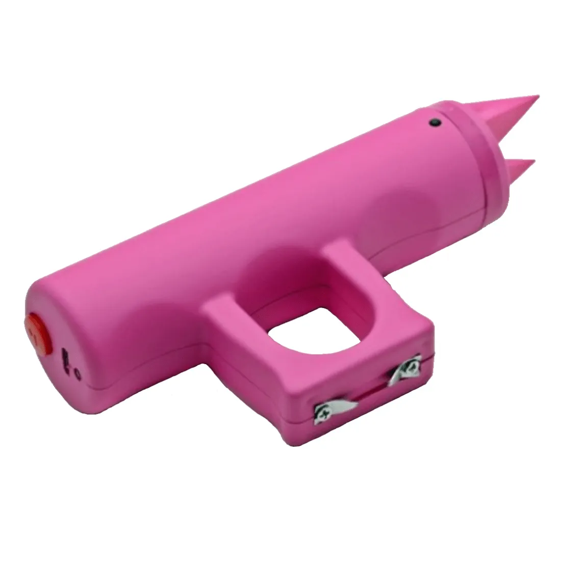 Pink Spiked Jogger Stun Gun with Alarm and USB Charger