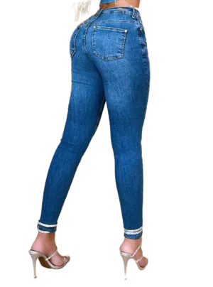 Pit Bull Jeans Women's High Waisted Ripped Jeans Pants With Butt Lift 65028