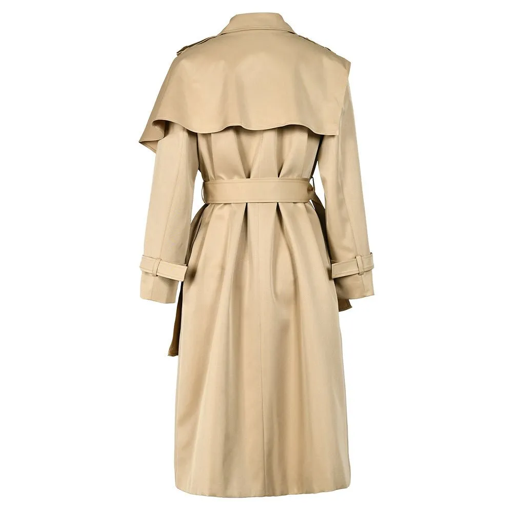 Pre Order:  Edgy Shawl Belted Trench Coat